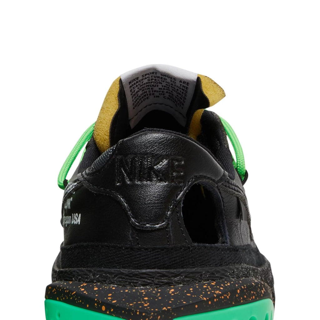Nike Blazer Low 'Off-White Black Electro Green' (2022)