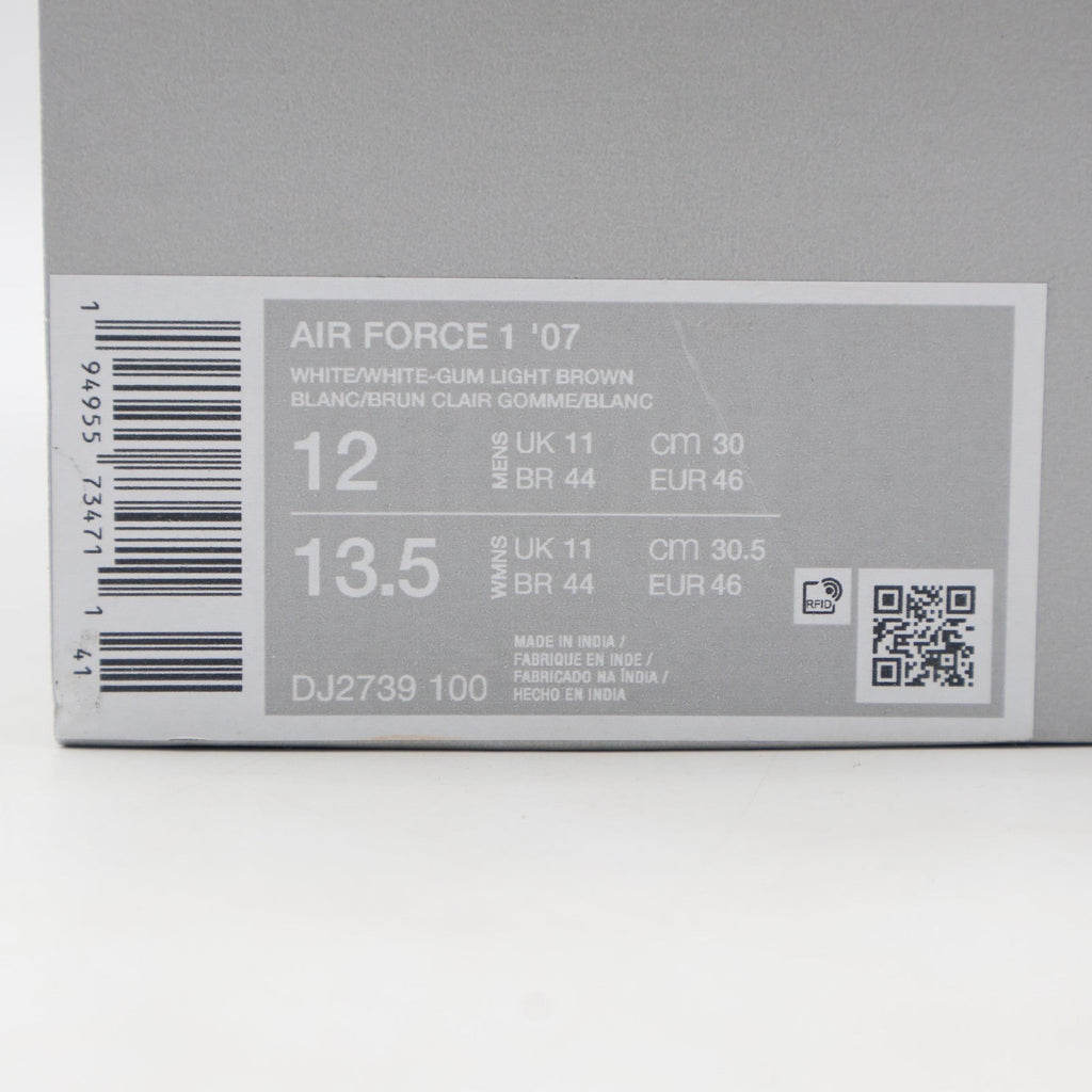 DJ2739-100 Nike Air Force 1 Low White Gum (Men's)