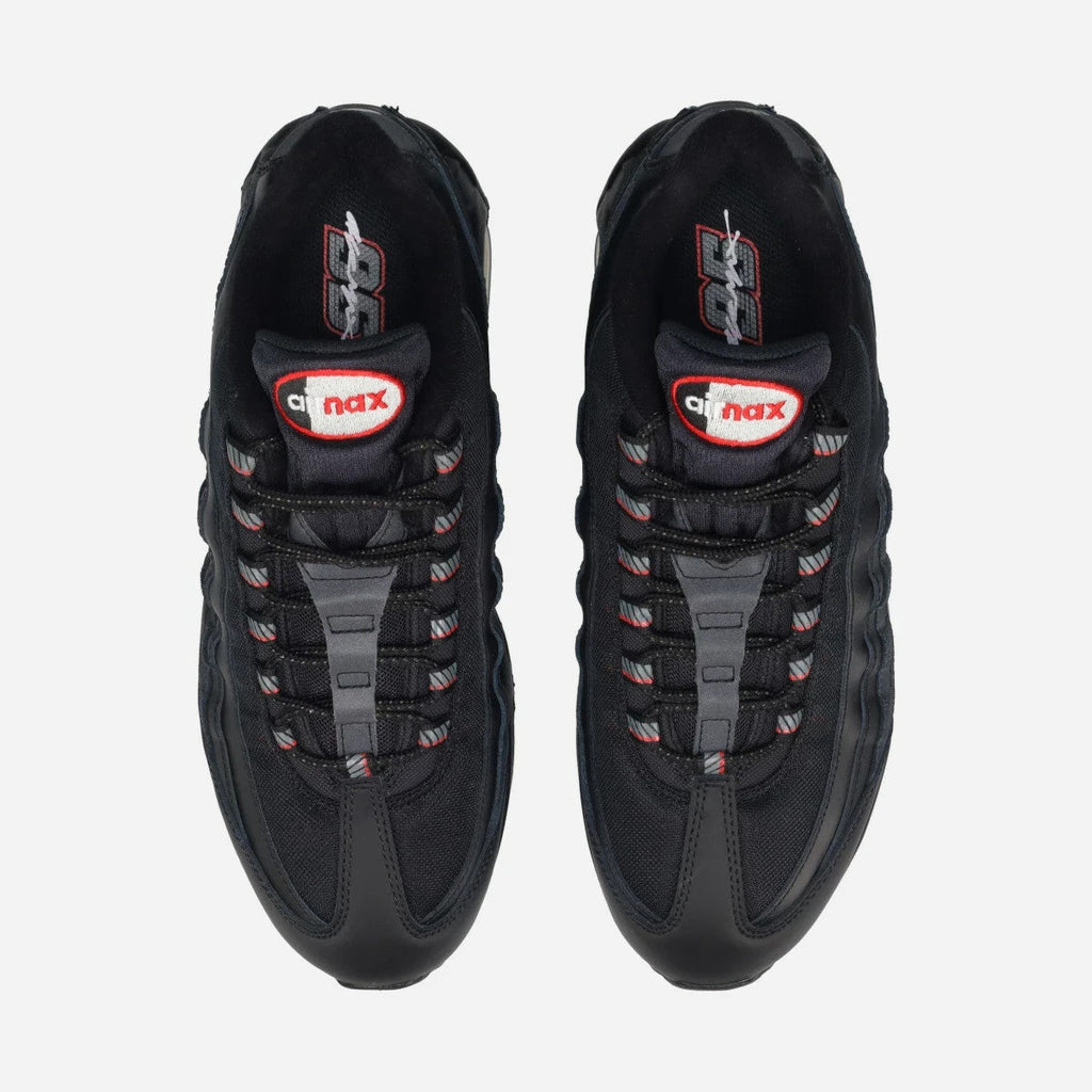 IH1228-003 Nike Air Max 95 Big Bubble Racing Pack Black Red (Men's)