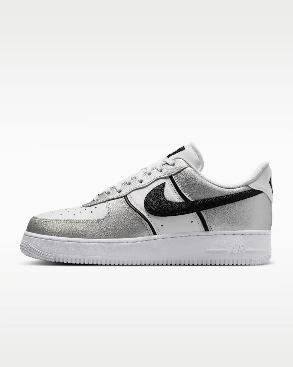 IM5752-001 Nike Air Force 1 '07 LV8 "Metallic Silver/White" (Men's)