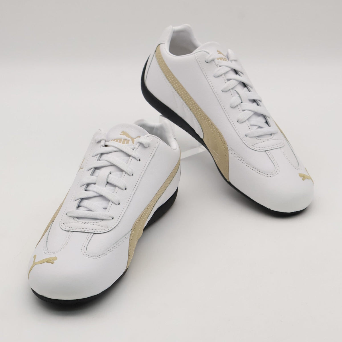 401603-01 Puma Speedcat Leather Puma White Toasted Almond (Men's)
