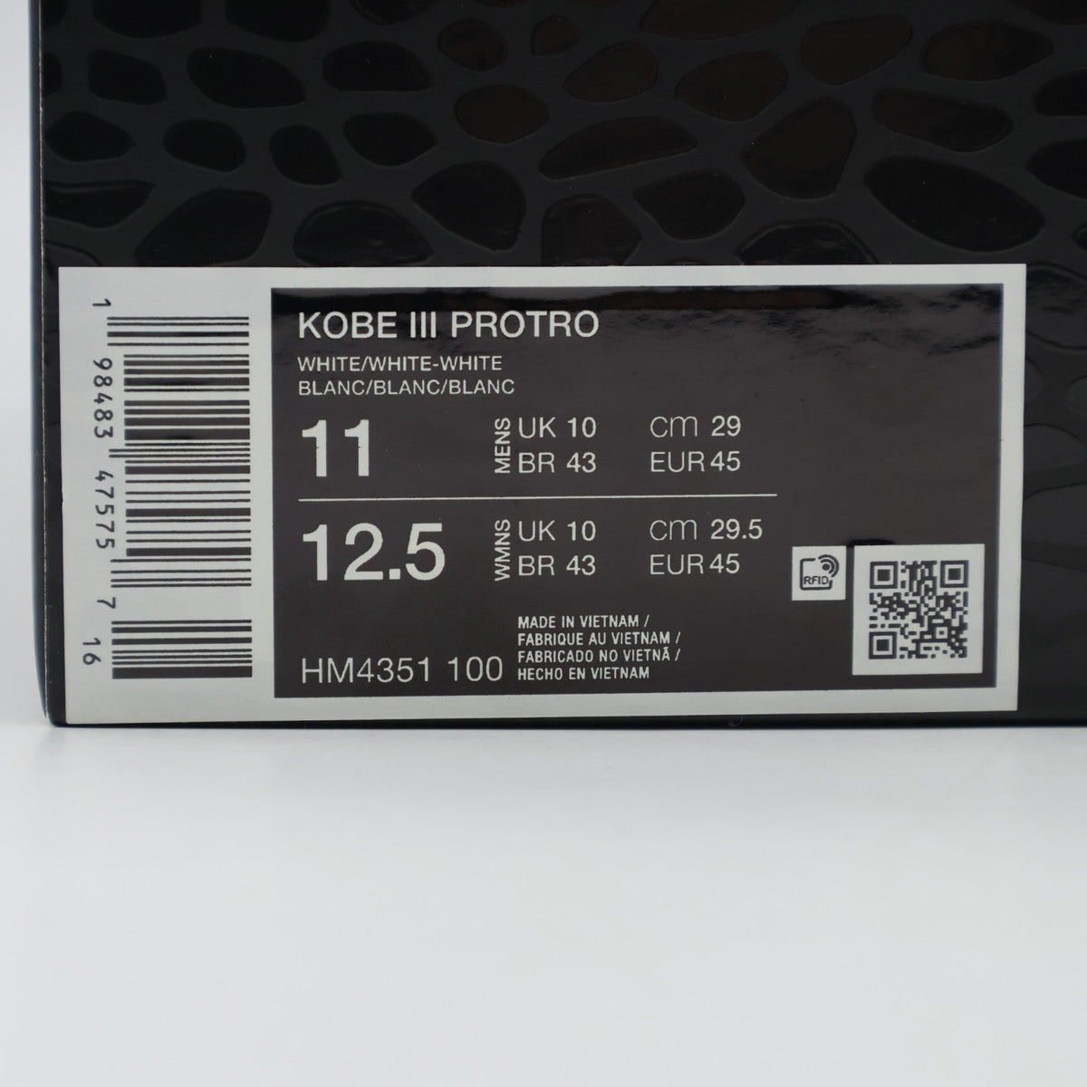 HM4351-100 Nike Kobe 3 Protro Halo (Men's)