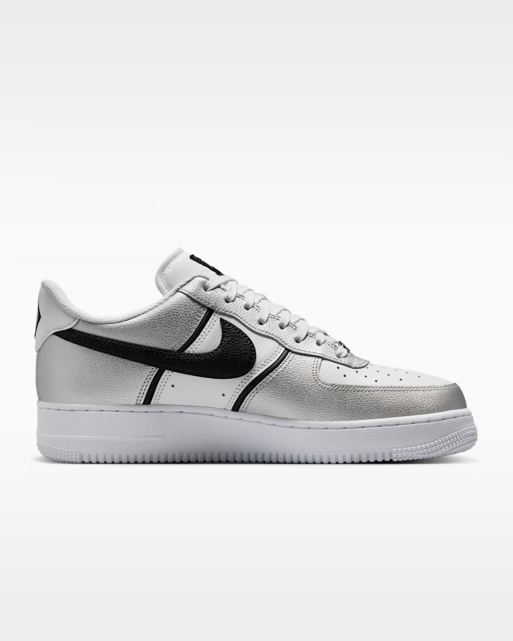 IM5752-001 Nike Air Force 1 '07 LV8 "Metallic Silver/White" (Men's)