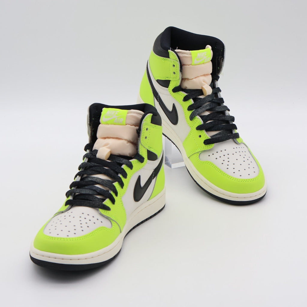 555088-702 Nike Air Jordan 1 High OG Volt Visionaire Vivid Yellow Black (Men's)