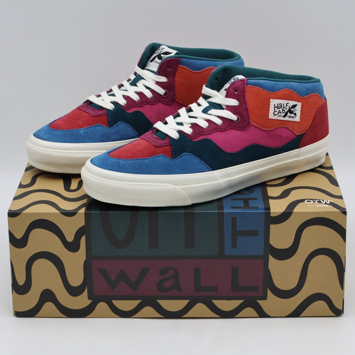 VN000SDHCYL Piet Parra Vans Half Cab Blue Green Pink (Men's)