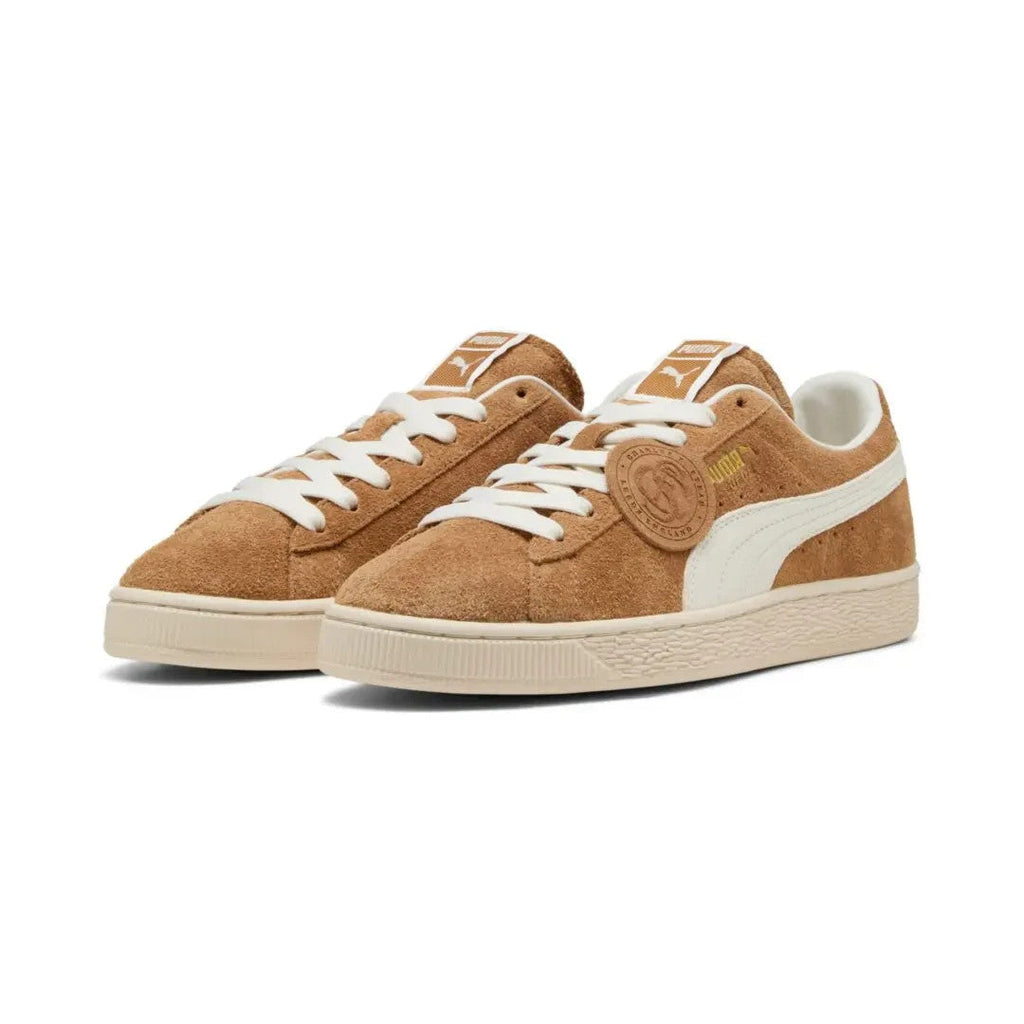 403767-03 Puma Suede Charles F Stead 5 Honey Butter PUMA White (Men's)