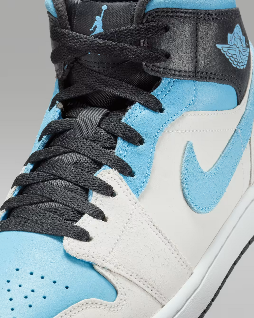 IM6567-121 Nike Air Jordan 1 Mid SE Blue Chill (Men's)