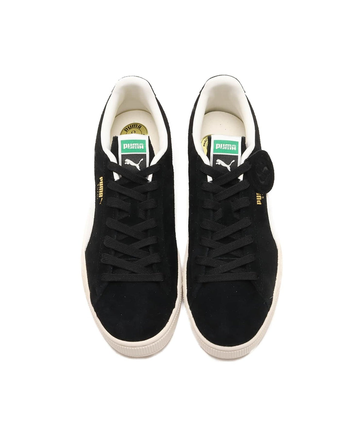 403700-01 Puma Suede Charles F Stead 1 Puma Black Puma White (Men's)