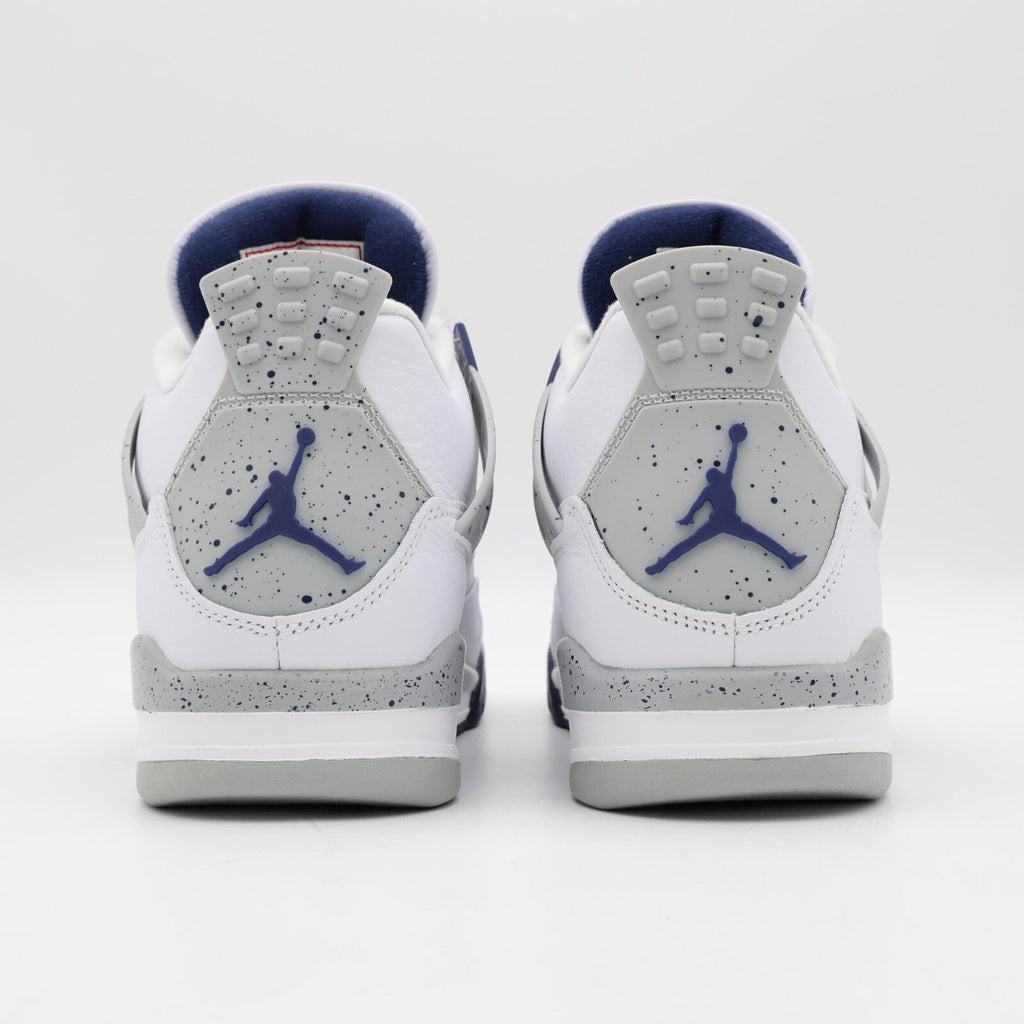 DH6927-140 Nike Air Jordan 4 Midnight Navy Light Smoke Gray Fire Red (Men's)