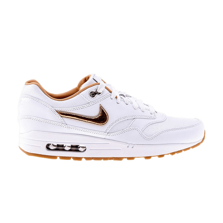 Nike Air Max 1 FB 'White Metallic Gold'