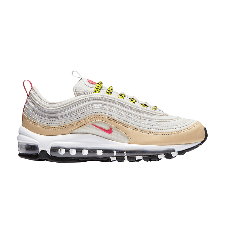 Nike Wmns Air Max 97 'Light Bone' — Light Bone/Deadly Pink